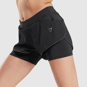 Gymshark Speed 2 In 1 Short Black Size Small